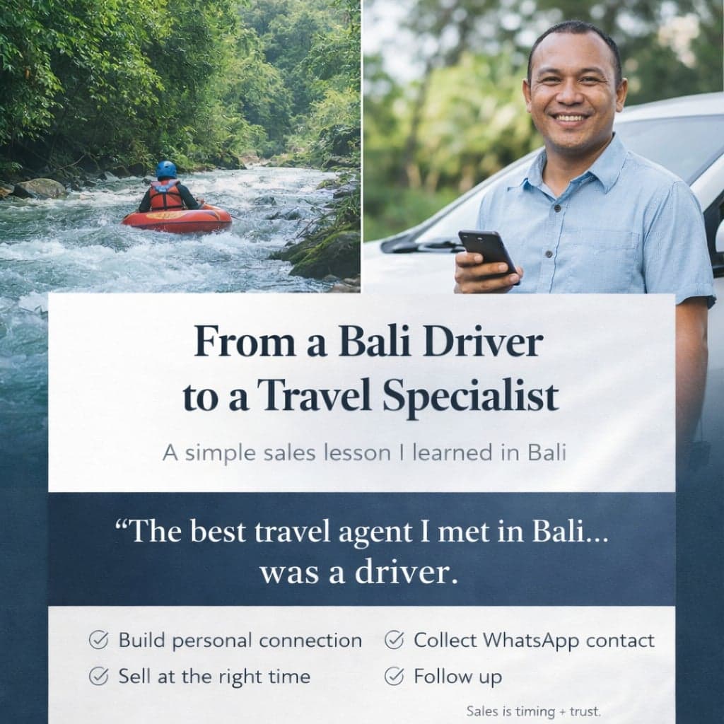 From a Bali Driver to a Travel Specialist